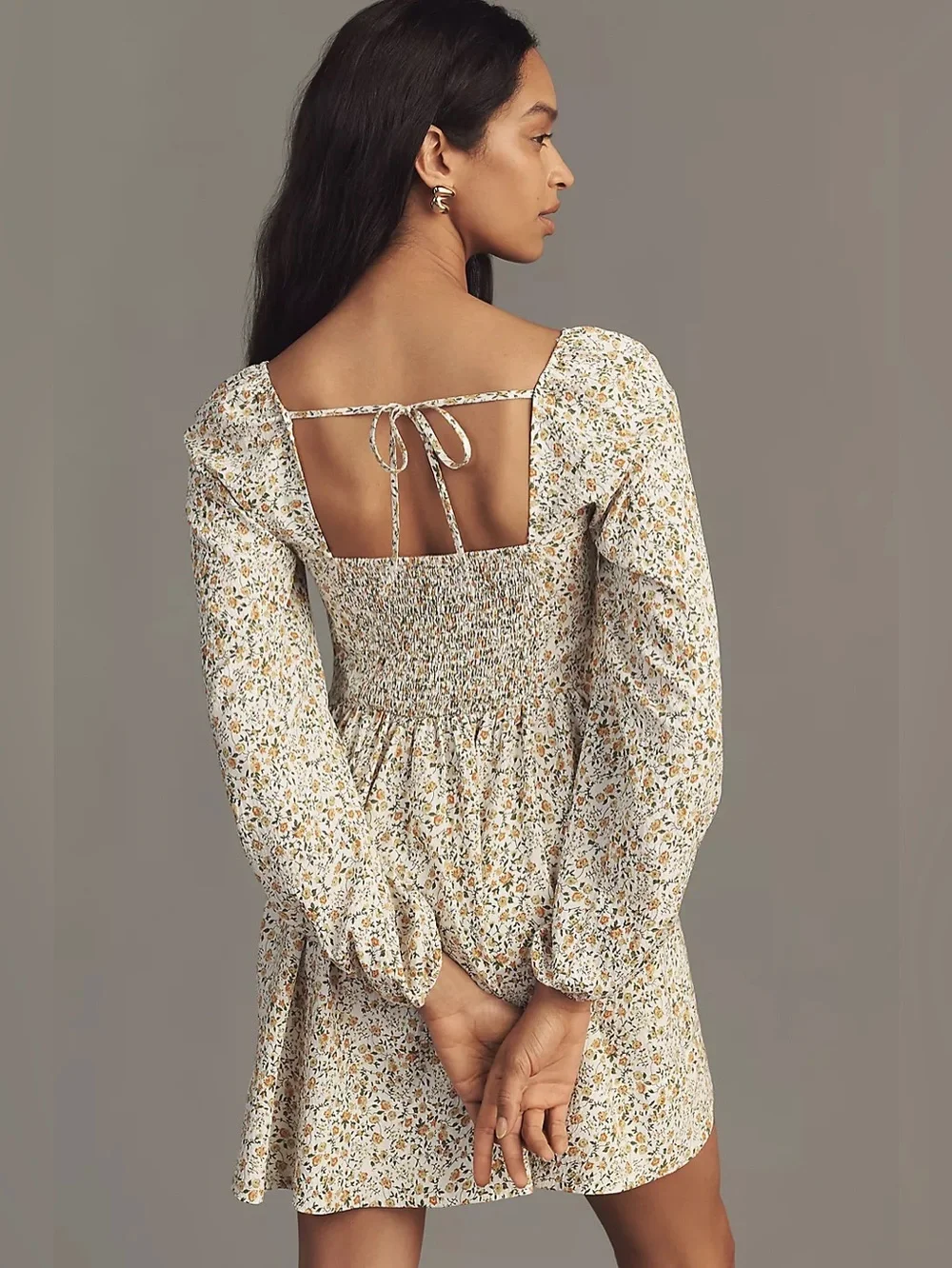 NWT Size M - Anthropologie Corset A-Line Floral Mini Dress (US$ 168) - Picture 5 of 16